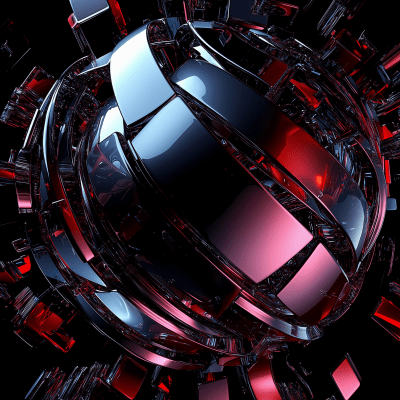 Abstract 3D Album Cover