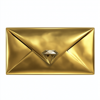 Elegant Gold Envelope