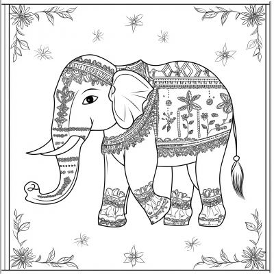 Indian Stylized Elephant