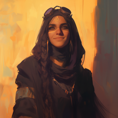 Smiling Cyber Nomad