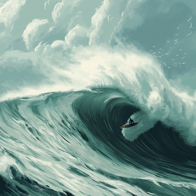 Surfing the Big Wave