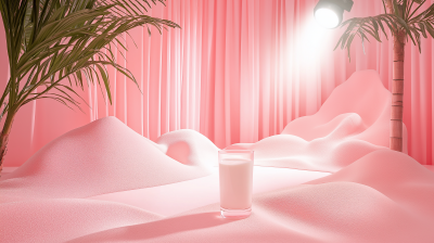 Minimal Pink Limbo Background