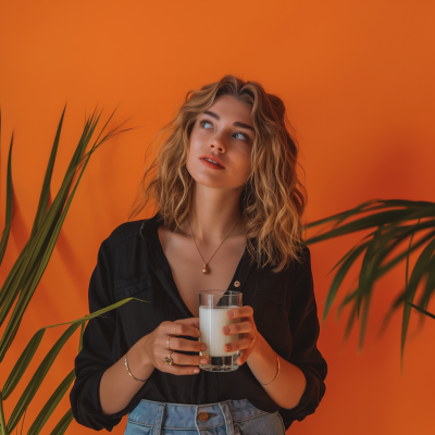 Stylish Woman with Idea