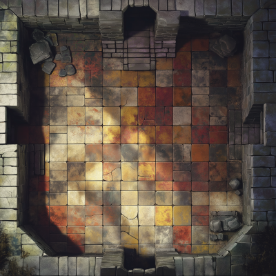 Colorful Fantasy Dungeon Floor