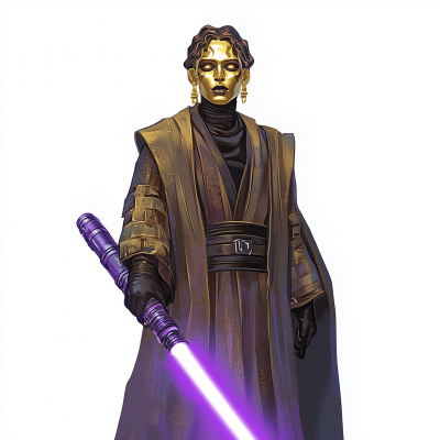 Androgynous Jedi Character