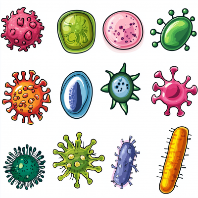 Pathogen Clip Art Logos