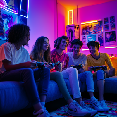 Joyful Gaming Session