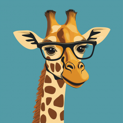 Giraffe Character Portrait