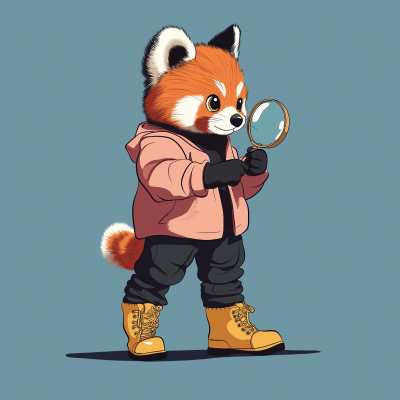 Curious Red Panda