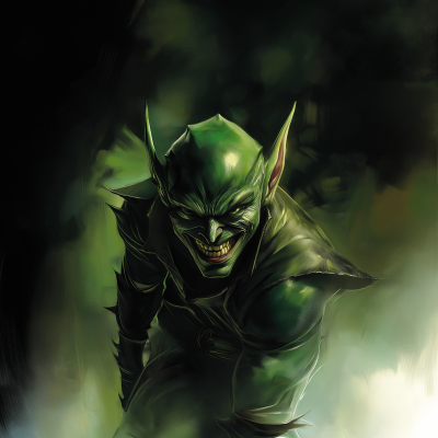 Sinister Grinning Green Goblin