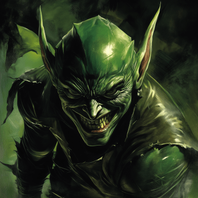 Sinister Grinning Green Goblin