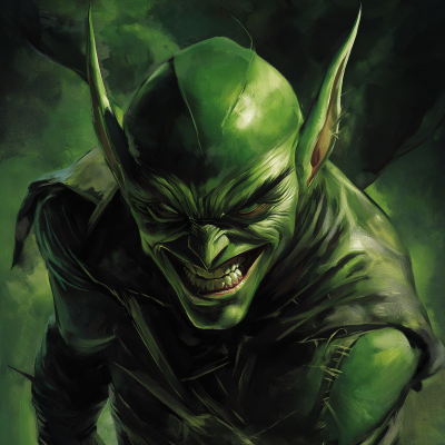 Sinister Grinning Green Goblin