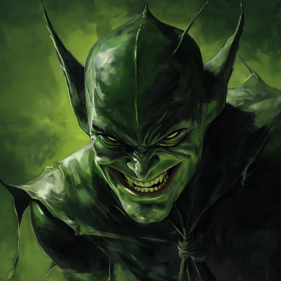 Sinister Grinning Green Goblin