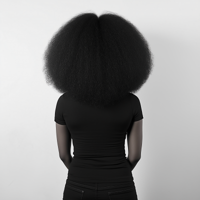 Confident Afro Woman