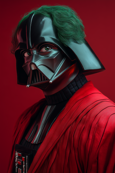 Darth Vader as the Joker