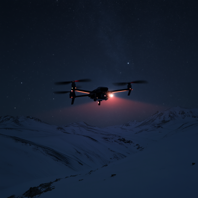 Drone in Night Skies