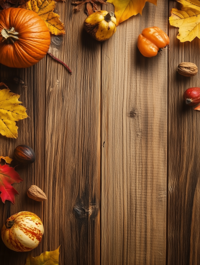 Autumn Menu Background