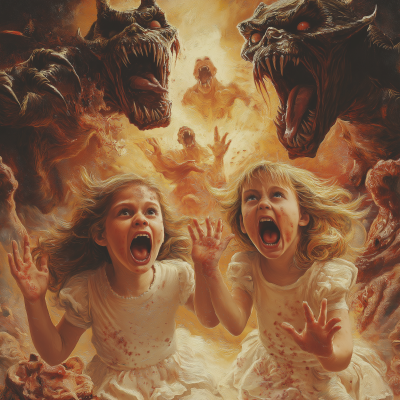 Screaming Girls Falling