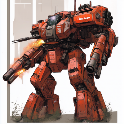 Phantasm Battlemech Concept Art