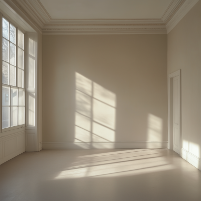 Empty Beige Room