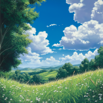 Anime Landscape Background