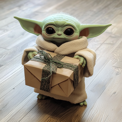 Baby Yoda Birthday Surprise