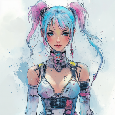 Futuristic Anime Lady