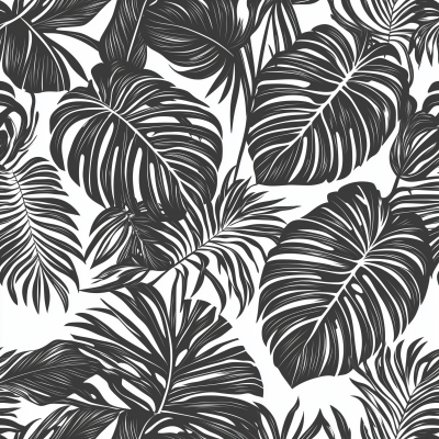 Seamless Tropical Jungle Pattern