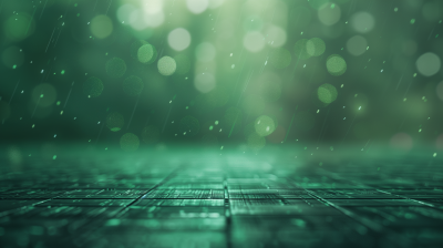 Dark Green Technological Background