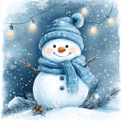 Winter Snowman