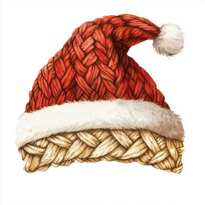 Macrame Santa Hat