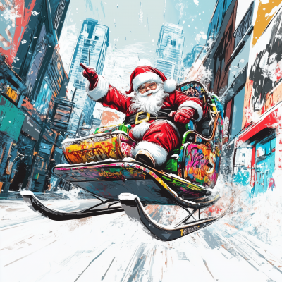 Santa’s Graffiti Ride