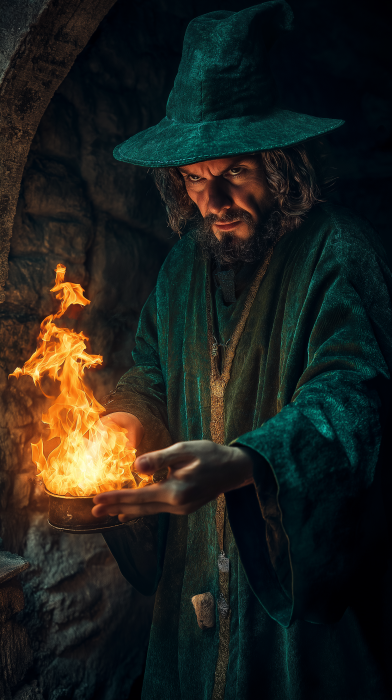Magician and Fire