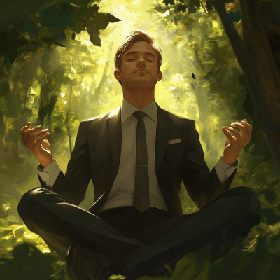 Meditating in Nature
