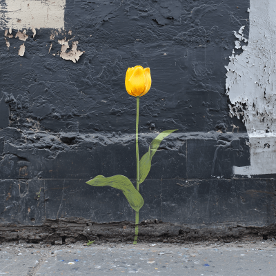 Urban Yellow Tulip