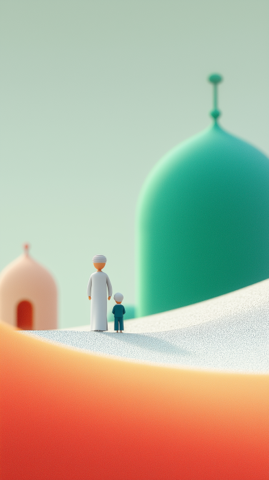 Heading to the Mosque