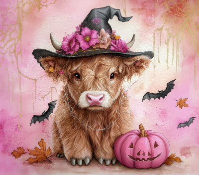 Witchy Highland Cow