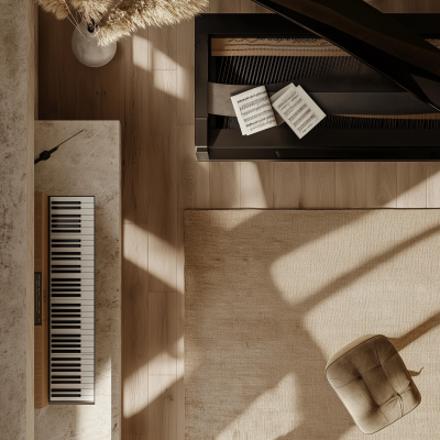 Sheet Music on Piano