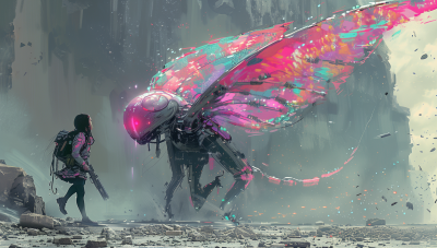 Futuristic Alien Fairy