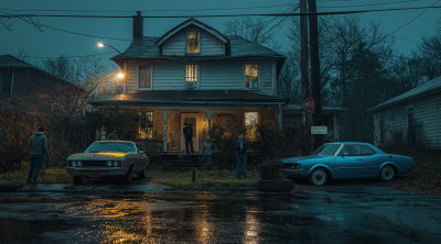 Old House at Night