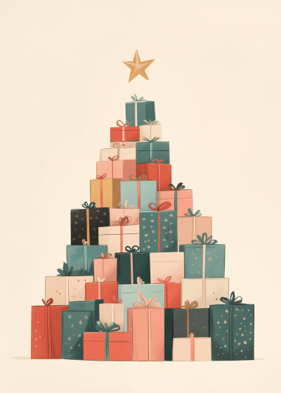 Christmas Tree of Presents
