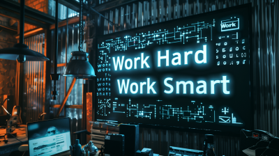 Work Hard Work Smart Screen Saver