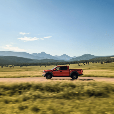 Side View of Ford F