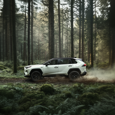 Toyota Rav4 in Nature