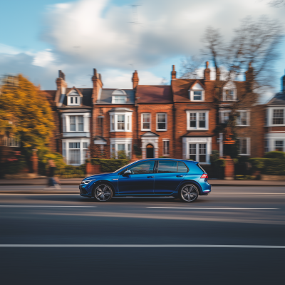 Volkswagen Golf Side View