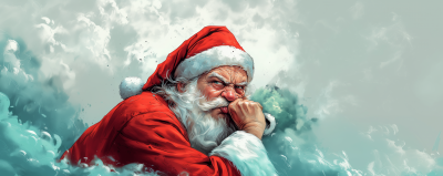 Santa’s Funny Disgust