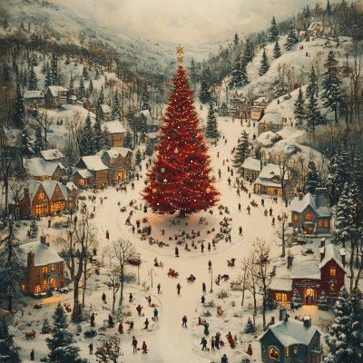 Christmas Where’s Waldo Scene