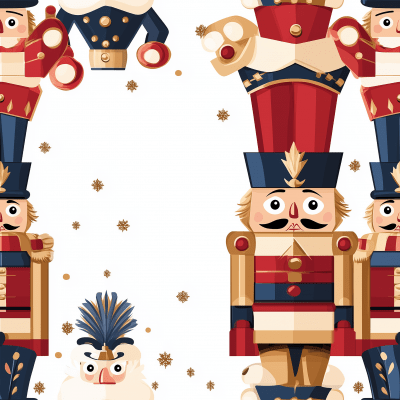 Modern Nutcracker Illustration