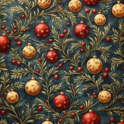 Christmas Scene Pattern