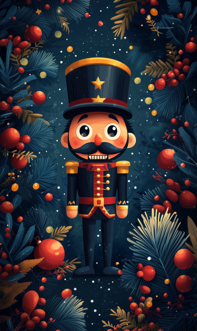 Modern Nutcracker Christmas